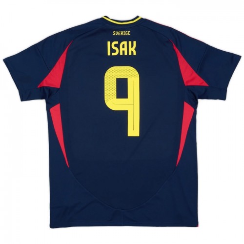 Camisola do Suécia Isak 9 Equipamento Alternativo 2024 Camisola do Suécia Isak 9 Equipamento Alternativo 2024